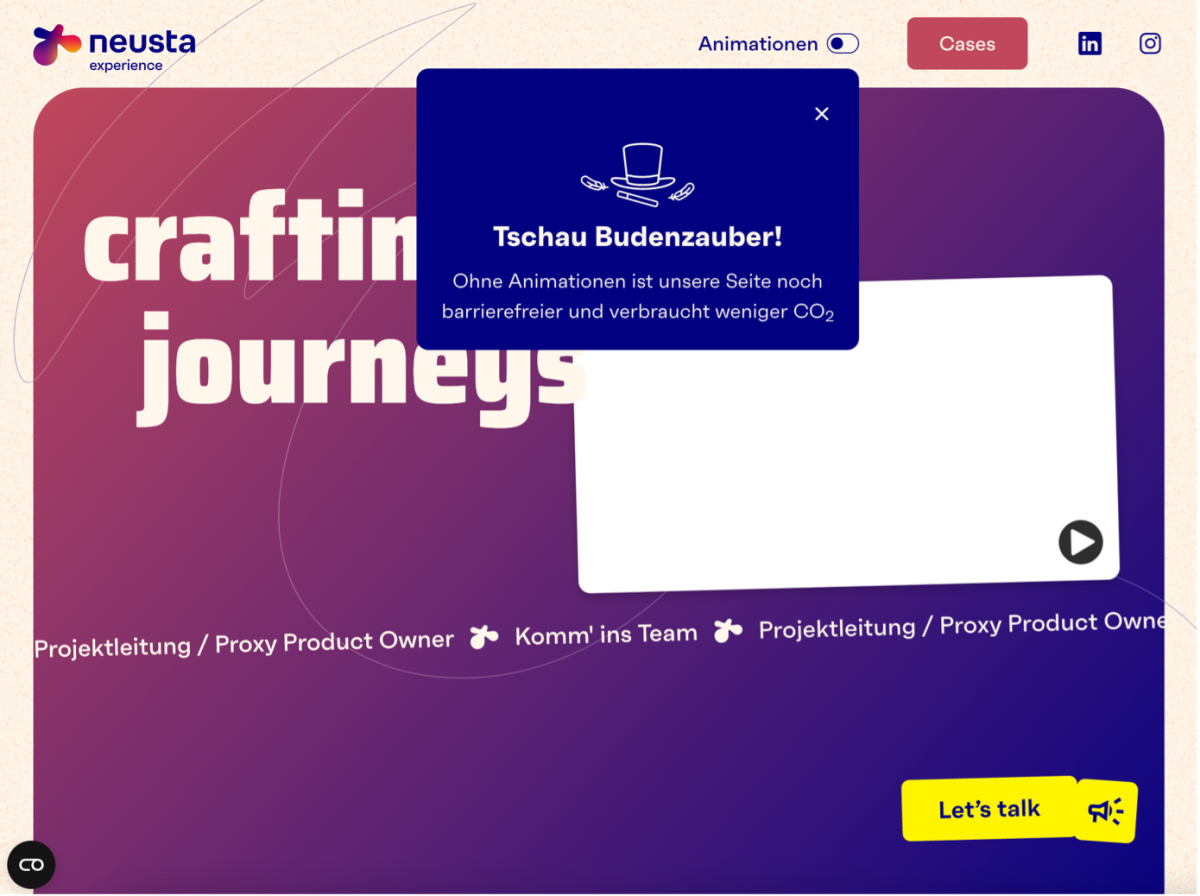nachhaltiges UX Design